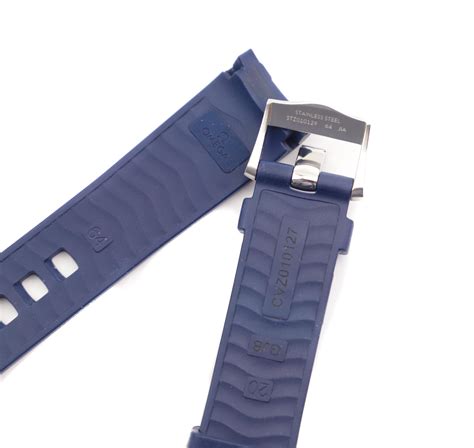 rubber omega watch straps|genuine omega seamaster rubber strap.